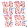 Preppy Coquette Retro Pink Mama PNG Stylish Mom Design