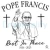 Remembering Pope Francis 19362025 Rest in Peace SVG
