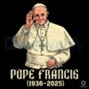 Remembering Pope Francis 19362025 Vintage Tribute PNG