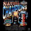 Retro Florida Mens Basketball 2025 Champions Trophy PNG