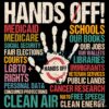 Retro Hands Off AntiTrump Protest SVG Design