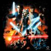 Star Wars Clone Wars Heroes Villains PNG Silkscreen Art