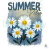 Summer Vibes Daisy Summer Sublimation Design