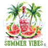 Summer Vibes Watermelon Sun Fun 2025 PNG Design