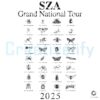 SZA Grand National Tour 2025 Schedule Insect PNG File