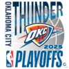 Thunder Strikes Again Oklahoma City 2025 Playoffs SVG