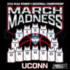 UConn Basketball 2025 March Madness PNG Design