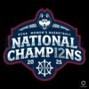UConn Huskies 2025 Champions SVG Womens Basketball Glory