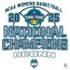 UConn Huskies 2025 NCAA Champs SVG Womens Basketball Glory