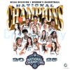 UConn Womens Basketball 2025 Champs PNG Design
