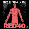 What Its Like Eating Red40 Funny SVG Design