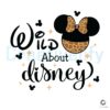Wild About Disney Leopard Minnie SVG Design