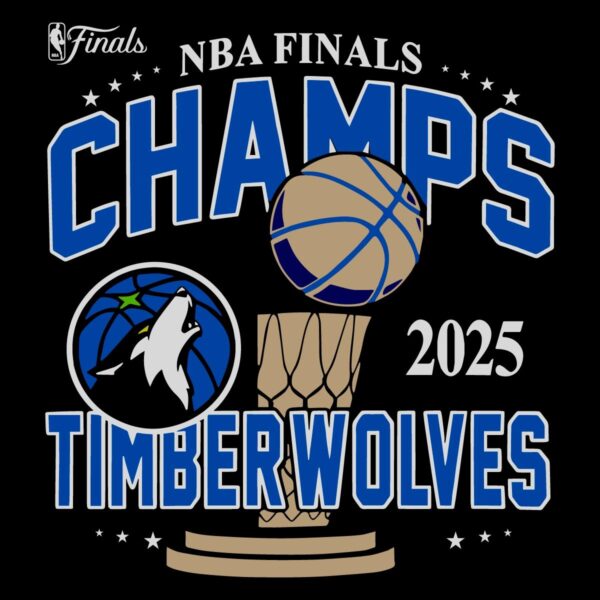2025 Nba Finals Minnesota Timberwolves Championship SVG