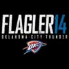 Adam Flagler 14 Oklahoma City Thunder Elite SVG