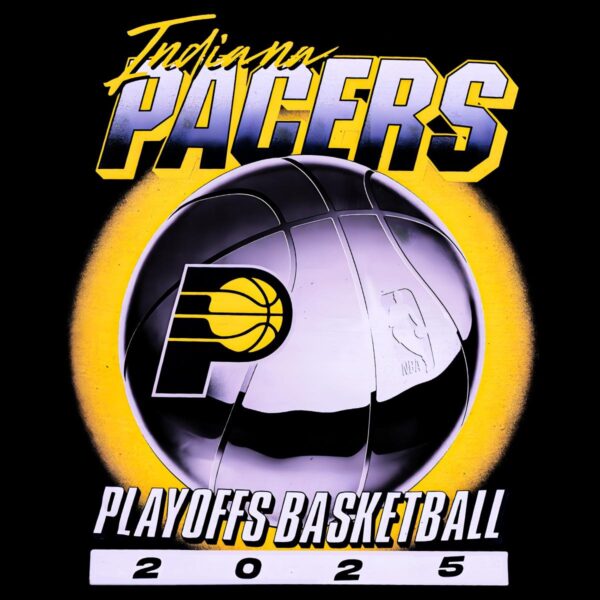 Adult Indiana Pacers 2025 Nba Playoffs Swish PNG