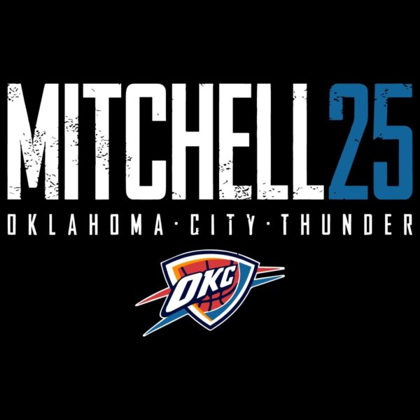 Ajay Mitchell 25 Oklahoma City Thunder Elite SVG
