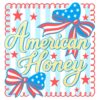 American Honey Coquette Preppy Bow 4Th Of July PNG