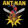 Ant Man Vintage Marvel Comic Superhero Riding Insect PNG