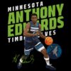 Anthony Edwards Minnesota Timberwolves Player Signature PNG