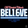 Believe in 16 Seconds Pete Crow Armstrong SVG