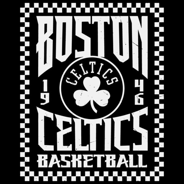 Boston Celtics Sportiqe Mens Basketball 1946 SVG