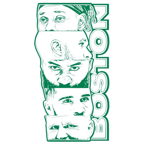 Boston Celtics Starting 5 Nba Playoffs 2025 PNG