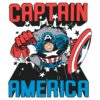 Captain America Bustin Through Wall Retro Comic Style SVG