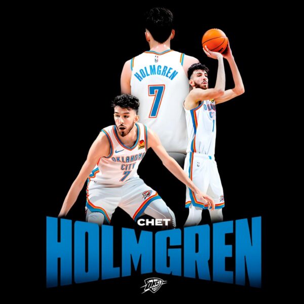Chet Holmgren Oklahoma City Thunder Players PNG