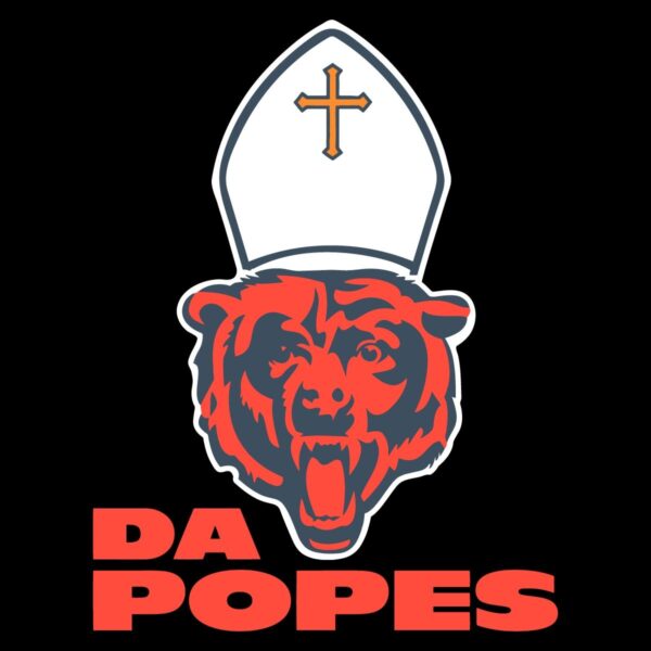 Chicago Bears X Da Popes Leo Pope Xiv SVG