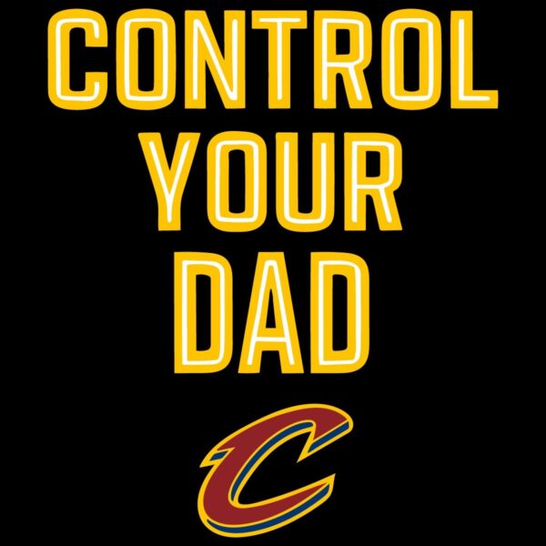 Cleveland Cavaliers Control Your Dad SVG