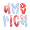 Coquette America Cottagecore Bow Lace Usa PNG