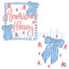 Coquette American Honey Flag Bows PNG SVG Design