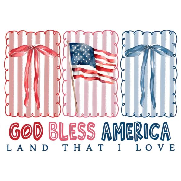 Coquette God Bless America Land That I Love PNG