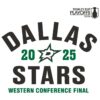 Dallas Stars 2025 Stanley Cup Playoffs Western Conference Final Contender SVG
