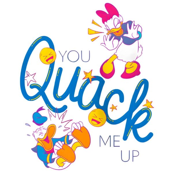 Donald And Daisy Duck You Quack Me Up Cartoon PNG