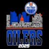 Edmonton Oilers Skyline Players Name 2025 PNG