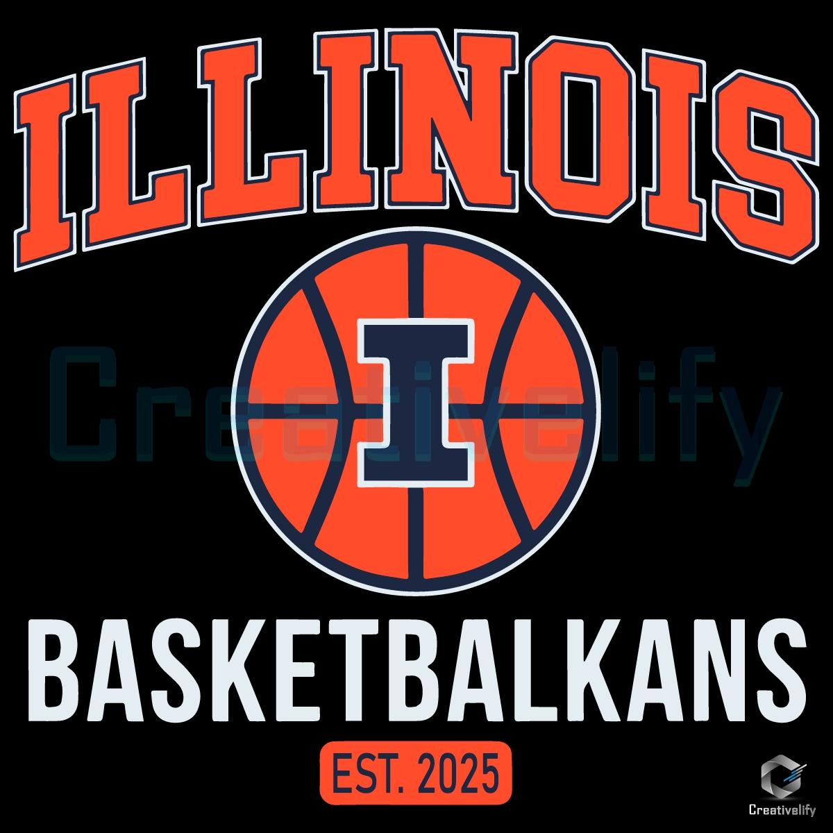 Fighting Illini Basketball SVG Urbana Champaign Pride