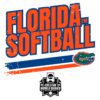 Florida Gators Softball College World Series Stripe SVG