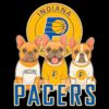 French Bulldog Indiana Pacers Nba Playoffs 2025 PNG