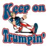 Funny Keep On Trumpin America Flag PNG