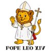 Funny Pope Leo Xiv Lion Christian SVG