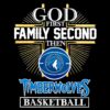 God First Family Second Then Minnesota Timberwolves PNG