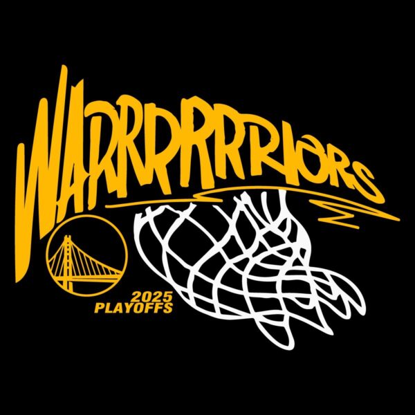 Golden State Warriors 2025 Nba Playoffs Swish SVG