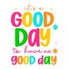 Good Day Retro Groovy PNG Design