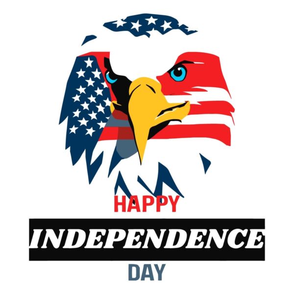 Happy Independence Day Eagle Patriotic SVG