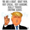 Hilarious Youre a Great Papa Donald Trump PNG Design