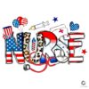 Honoring Nurses on Memorial Day America PNG Design