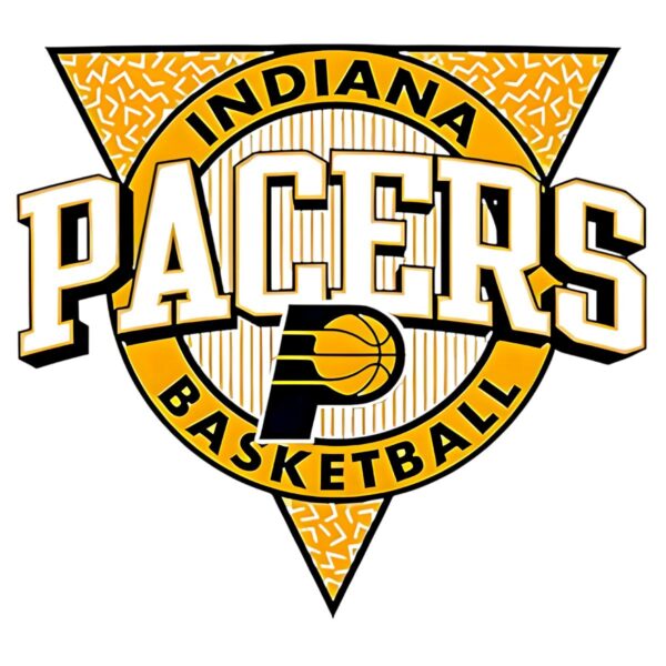 Indiana Pacers Basketball Yellow Triangle Logo PNG