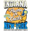 Indiana Pacers Vs New York Knicks 2025 Eastern Conference Finals Basketball PNG