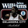 Jalen Williams 8 Oklahoma City Basketball PNG